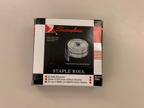 Swingline staple roll 10m - roll, 68-10m