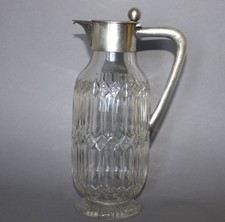 Henkelkanne Karaffe Glas mit