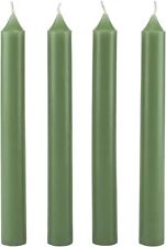 Stabkerzen "Classique" Echtwachs 4er-Set olivgrün 19cm Brenndauer ca.5,5h B-WARE