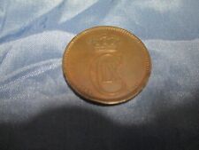 Münze , 1894 , Dänemark , 5  Öre , Bronze , König Christian IV.