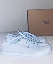 Tommy Hilfiger Tommy Jeans Sneaker Stoff Segeltuch hellblau Schuhe 38
