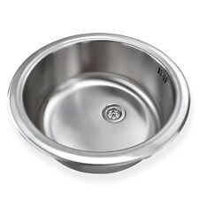 Edelstahl-Einbauspüle Ronda1 Küchenspüle Rundes Spülbecken Rundspüle Spüle rund