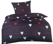 4-tlg Mikrofaser Bettwäsche