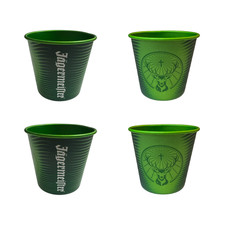 4x Alu Shot Becher