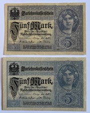 Deutsches Reich - 2x 5 Mark