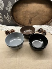 6x Ikea Dinera Müslischalen Schalen Grau Blau,Schwarz, Braun