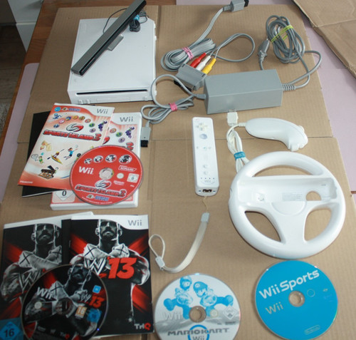Nintendo wii konsole mario - wii,