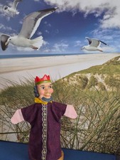 Handpuppe König mit Gummikopf