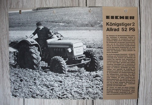 Eicher original prospekt - original,