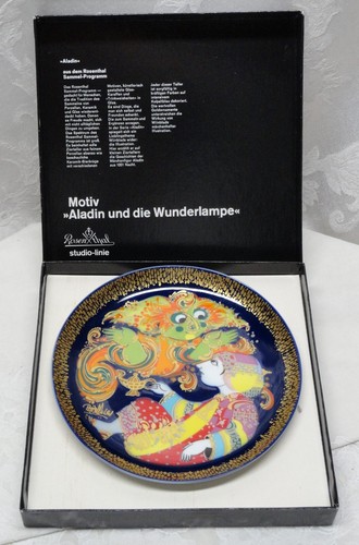 Vintage porcelain plate aladin - vintage,