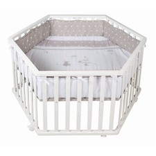 Roba Laufgitter 6-eckig weiß