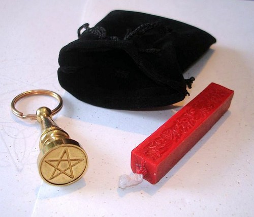 Petschaft mit stempel - petschaft,