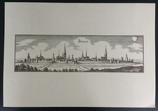 DORTMUND KUPFERSTICH MERIAN 1647 - 43x30 cm !! - FAKSIMILE 1972 - TOP !!