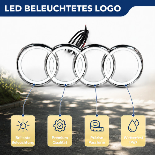 Ringe led beleuchten emblem - led,