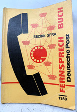 Telefonbuch Bezirk Gera 1980