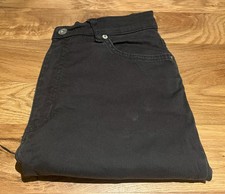 goood Jeans, Damen-Jeans, schwarz, Weite 42, Länge 38, Reißverschluss, slim fit