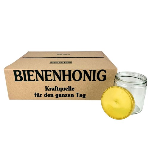 60x neutrale honiggläser - 60x, 500g