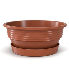 Pflanzschale mit Untersetzer