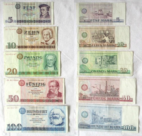 Banknoten bis 100 - banknoten, mark