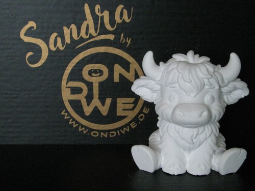 Gipsfigur highland rind - gipsfigur, highland-rind