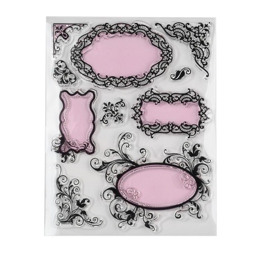 Stempel set clear stamp rahmen - stempel,
