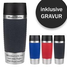 Emsa Travel Mug "Essential" versch. Farben 0,36l Edelstahl mit persönl. Gravur