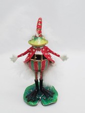 Santa Frosch, Krinkles Schmuckdose Emaille, Magnet, Strasssteine 12cm Sammler