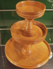 antike Etagere massiv Holz