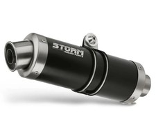 Auspuff storm mivv black - by,