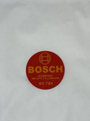 Plakette für batterie bosch - plakette,