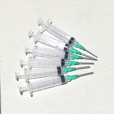 5 x Spritze 5 ml + 5 x  Stumpfkanüle  Luer Lock