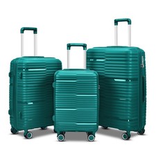 Reisekoffer Teleskopgriff Hartschale Trolley Modell PP 3tlg Korallenblau Barut®