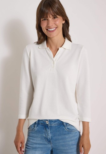 Cecil arm poloshirt mit - 3/4-arm,