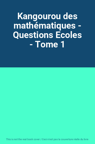 Kangourou des mathématiques - ,