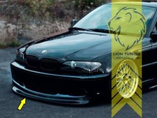 Frontspoiler Spoilerlippe für BMW E46 Limo Touring Coupe Cabrio für M-Paket schw