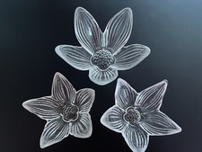 3x ROSENTHAL Glasblüte