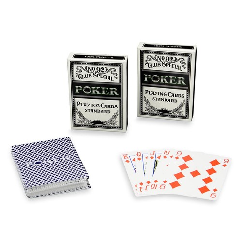 Poker kartendecks aus 100 - 2,