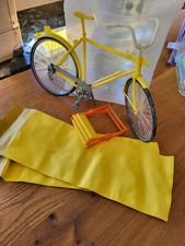Mattel, Barbie Fahrrad Ten Speeder 1973 + 2 Schlafsäcke ,gelb , guter Zustand, 