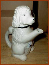 Porzellan Figur Kanne Figurenkanne Teekanne Sammelkanne Hund Pudel WEN12