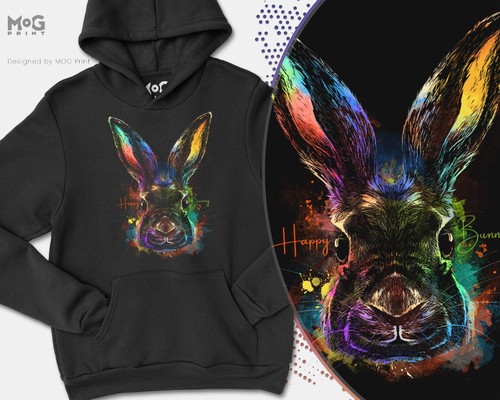 Happy colourful ears osterhase - happy,