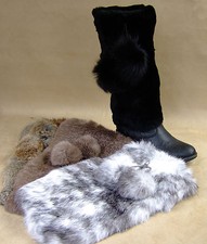 Beinstulpe Fellstiefel Stulpen