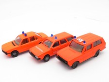 270H0 - Herpa H0 - 3x Einsatzfahrzeug Feuerwehr - signalrot - Set 67
