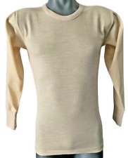 5-10  Stück ARMEE  UNTERHEMD LANGARM Größe S Unterwäsche  Ital.Militär Wolle 51%