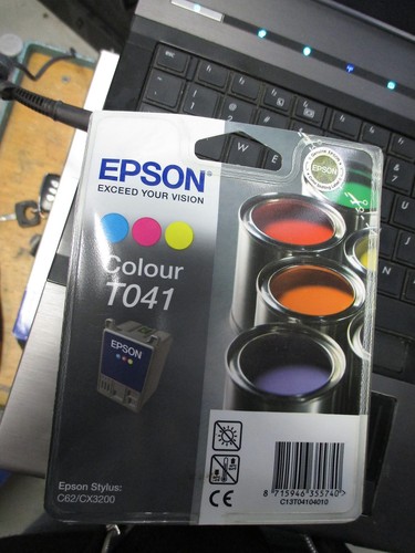 Epson t041 three color ink - three,
