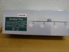 4-fach Halogen-Deckenstrahler, 4 Spots, 2 Schwenkarme, neu, ovp