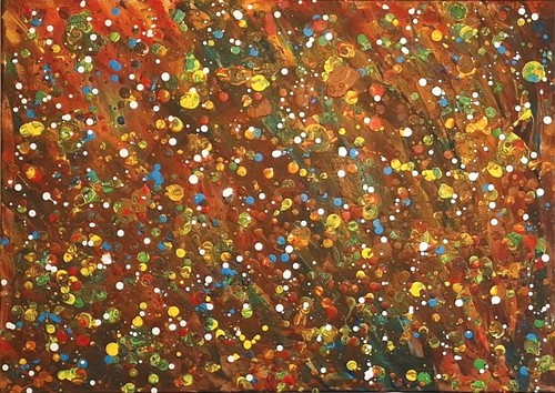 Acryl bild abstrakt original - acryl, abstrakt,