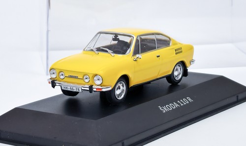 Skoda 110 coupé gelb - skoda,