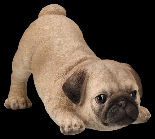 Hundefigur mops welpe will - mops,
