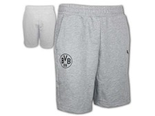 BVB Essential Shorts grau PUMA