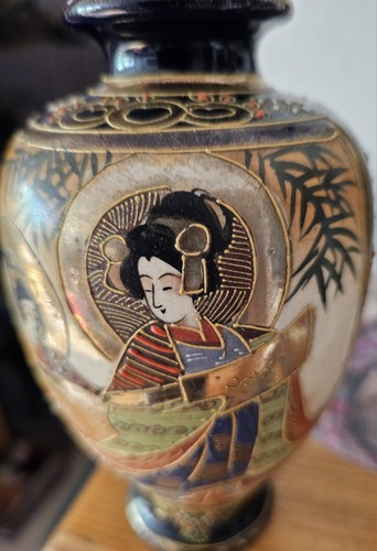 Japanische satsuma vase aus - japanische, satsuma-
